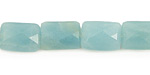 Amazonite Faceted Pillow 14x10mm