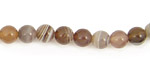 Botswana Agate Round 6mm