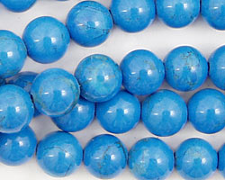 Howlite Turquoise Round 10mm