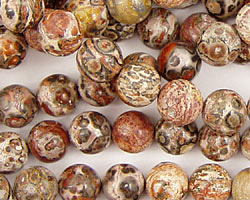 Leopardskin Jasper Round 8mm