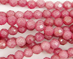 Rhodonite Faceted Round 6mm