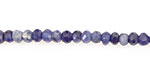Sodalite Faceted Rondelle 4mm