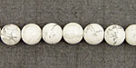 White Howlite Round 8mm