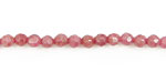 Rhodonite Faceted Round 4mm