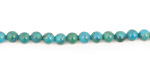 Chinese Turquoise (stab.) Round 4mm