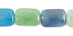Blue Quartz (rainbow) Thin Pillow 18x13mm