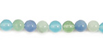 Blue Quartz (rainbow) Round 6mm