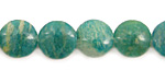 Russian Amazonite Puff Coin 12mm