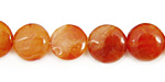 Madagascar Carnelian Puff Coin 12mm