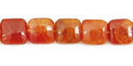 Madagascar Carnelian Puff Square 10mm