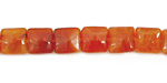 Madagascar Carnelian Puff Square 8mm