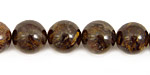 Bronzite Round 12mm
