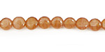 Brown Rhodochrosite Puff Coin 6mm