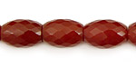 Carnelian Faceted Rice 14-16x12-13mm