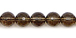 Smoky Quartz Faceted Round 10mm