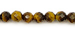 Tiger Eye Faceted Round 8mm