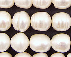 Pearly White Rice 10-12x9-10mm