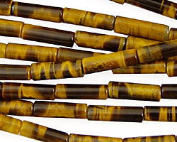 Tiger Eye Tube 13x4mm