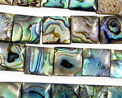 Abalone Puff Square 10mm
