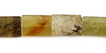 Antique Soocho Jade Thin Pillow 14x10mm