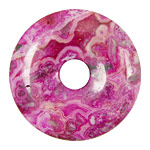 Ruby Crazy Lace Agate Donut 45mm