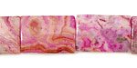 Ruby Crazy Lace Agate Thin Pillow 20x15mm