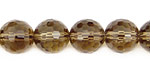 Smoky Quartz Faceted Round 12mm