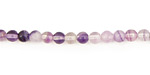 Rainbow Fluorite Round 4mm