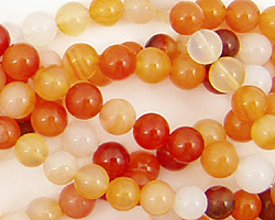 Carnelian (natural) Round 6mm
