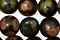 Black Leopardskin Jasper Beads