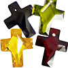 Faceted Cross Cubic Zirconia