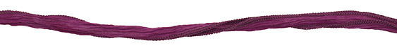 Purple Rain Hand Dyed 100% Silk Ribbon 1/2"