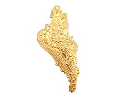 Brass Mythical Wing Right 24x54mm