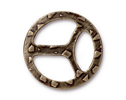 TierraCast Antique Brass (plated) Tribuckle 28mm