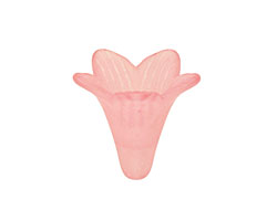 Lucite Peony 5 Petal Bellflower 23x22mm