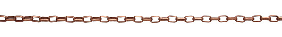Antique Copper (plated) Box Cable Chain