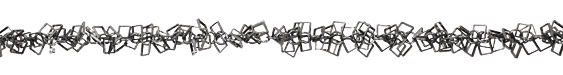 Gunmetal (plated) Diamond Drop Chain