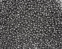 TOHO Matte Opaque Gray Round 11/0 Seed Bead