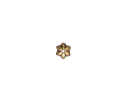 TierraCast Antique Gold (plated) Talavera Star Bead Cap 6mm
