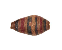 African Paper (tan, jade, burgundy) Rice 29-30x14-15mm