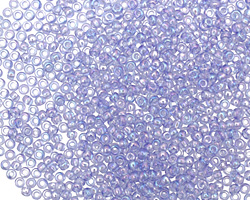 TOHO Transparent Rainbow Light Sapphire Round 11/0 Seed Bead