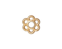 TierraCast Gold (plated) 6 Petal Link 14mm