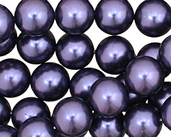 Navy Shell Pearl Round 12mm