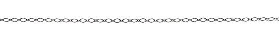 Gunmetal (plated) Flat Diamond Chain