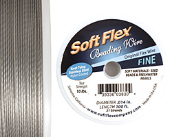 Soft Flex Clear .014" (Fine) 21 Strand Wire 100ft.