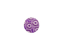 Lillypilly Purple Dandelion Anodized Aluminum Disc 11mm, 24 gauge