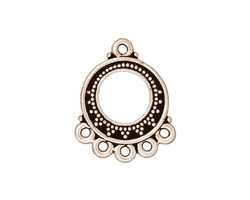 TierraCast Antique Silver (plated) Bali 1-5 Link 18x22mm