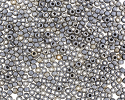 TOHO Matte Gunmetal Round 11/0 Seed Bead