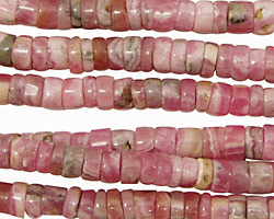 Rhodochrosite Heishi 5mm