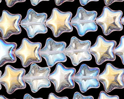 Czech Glass Crystal AB Star 12mm